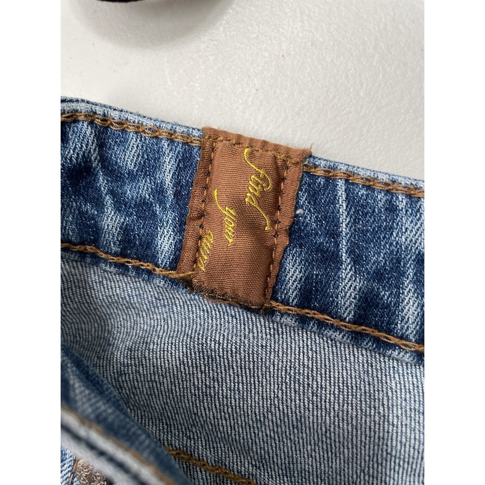 Aura From The Women At Wrangler Jeans Womens Size 4 Blue Denim Straight Leg - Picture 7 of 8